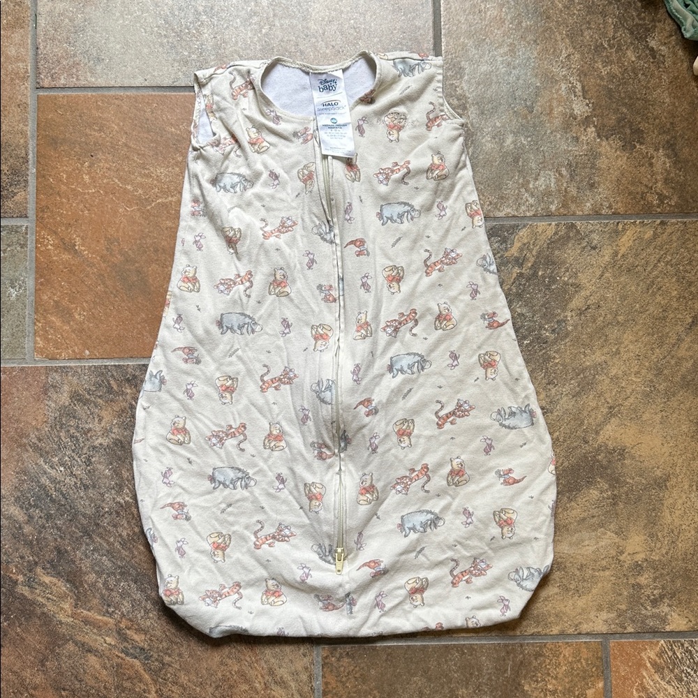 halo sleep sack - size medium - Pooh bear print
